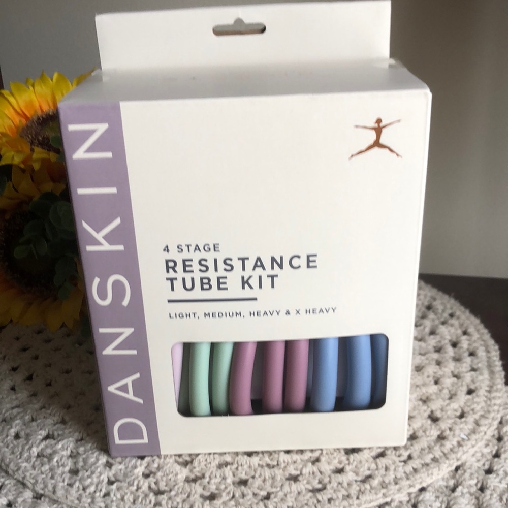 Danskin Pastel Stage 4 Resistance Tube Kit